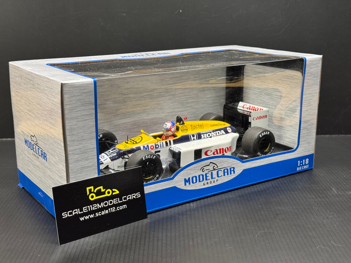 Williams F1 FW11 Honda #5 Nigel Mansell 1986 British GP  Winner 1/18 Scale MCG