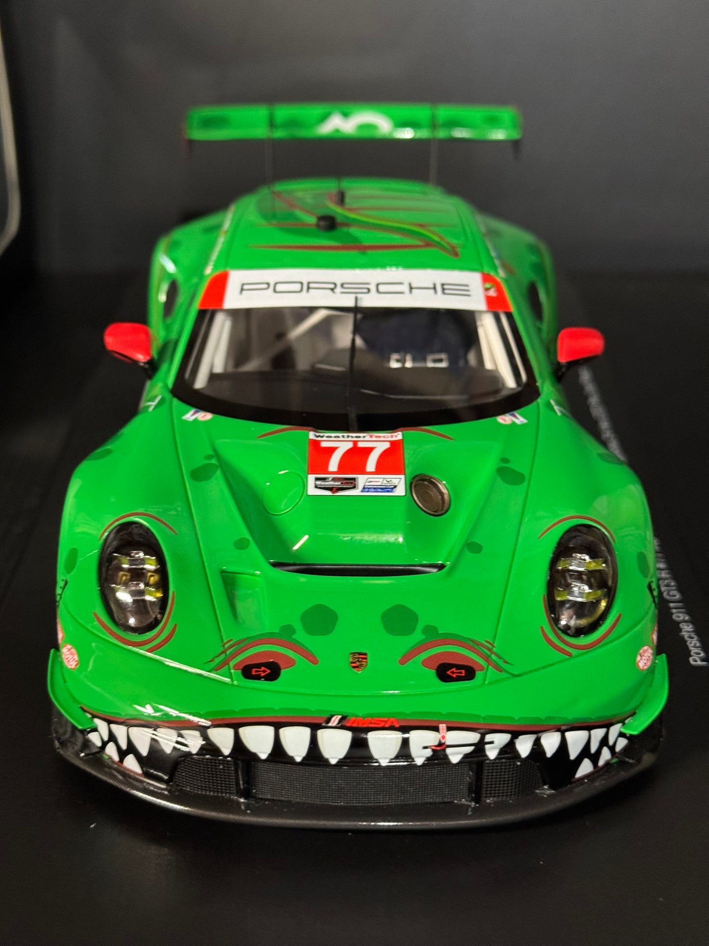 Porsche GT3 R AO Racing Rexy #77 GTD 2024 Daytona 24hr 1/18 Scale by Top Speed