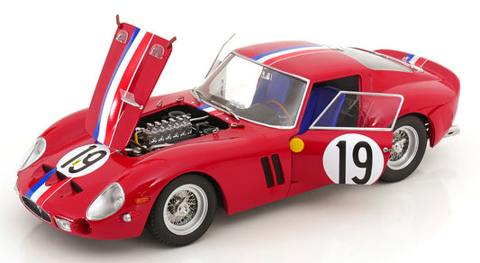 FERRARI 250 GTO - 1/12 SCALE DIECAST MODEL CAR - W/ OPENING DOORS BY KK SCALE
