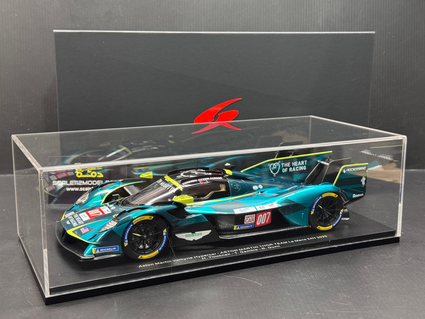 1/18 Scale Aston Martin Thor Valkyrie #007 Le Mans 24H 2025 Spark