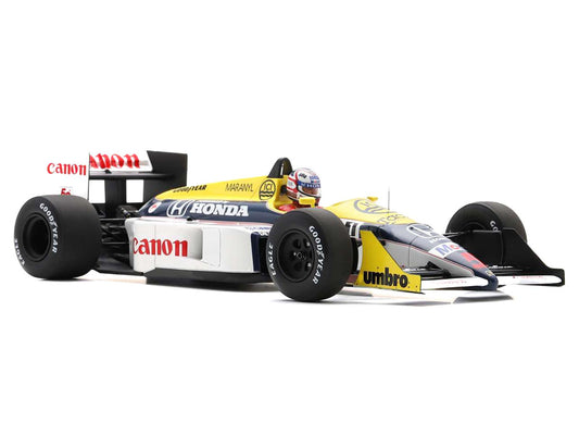 Williams FW11B #5 Nigel Mansell British GP Winner w/ Display Case 1/18 Spark