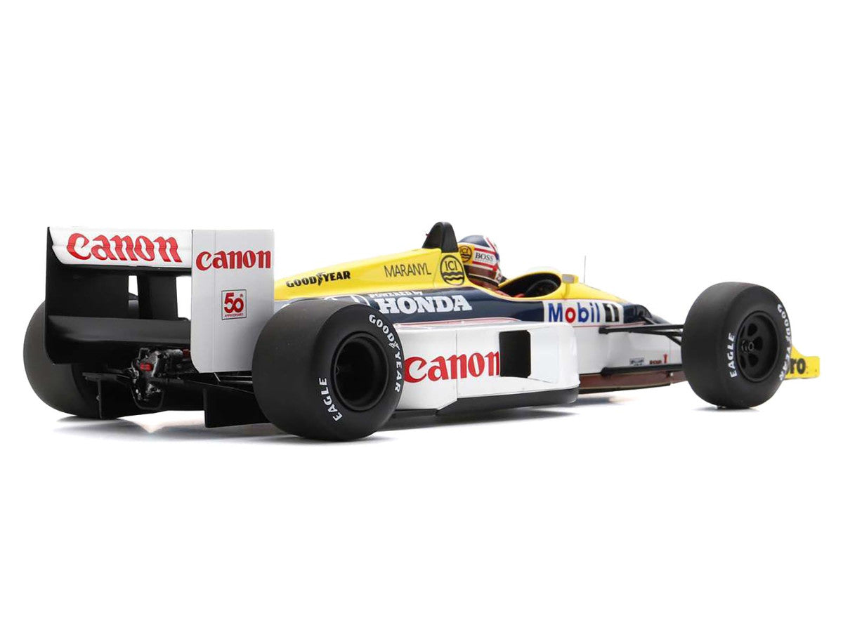 Williams FW11B #5 Nigel Mansell British GP Winner w/ Display Case 1/18 Spark