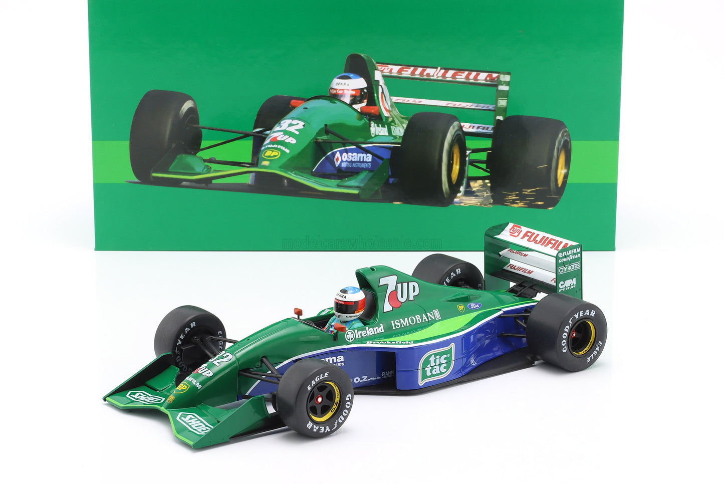 Jordan 191 Ford Michael Schumacher Formula 1 Belgium GP 1991 1/18 Scale Werk83