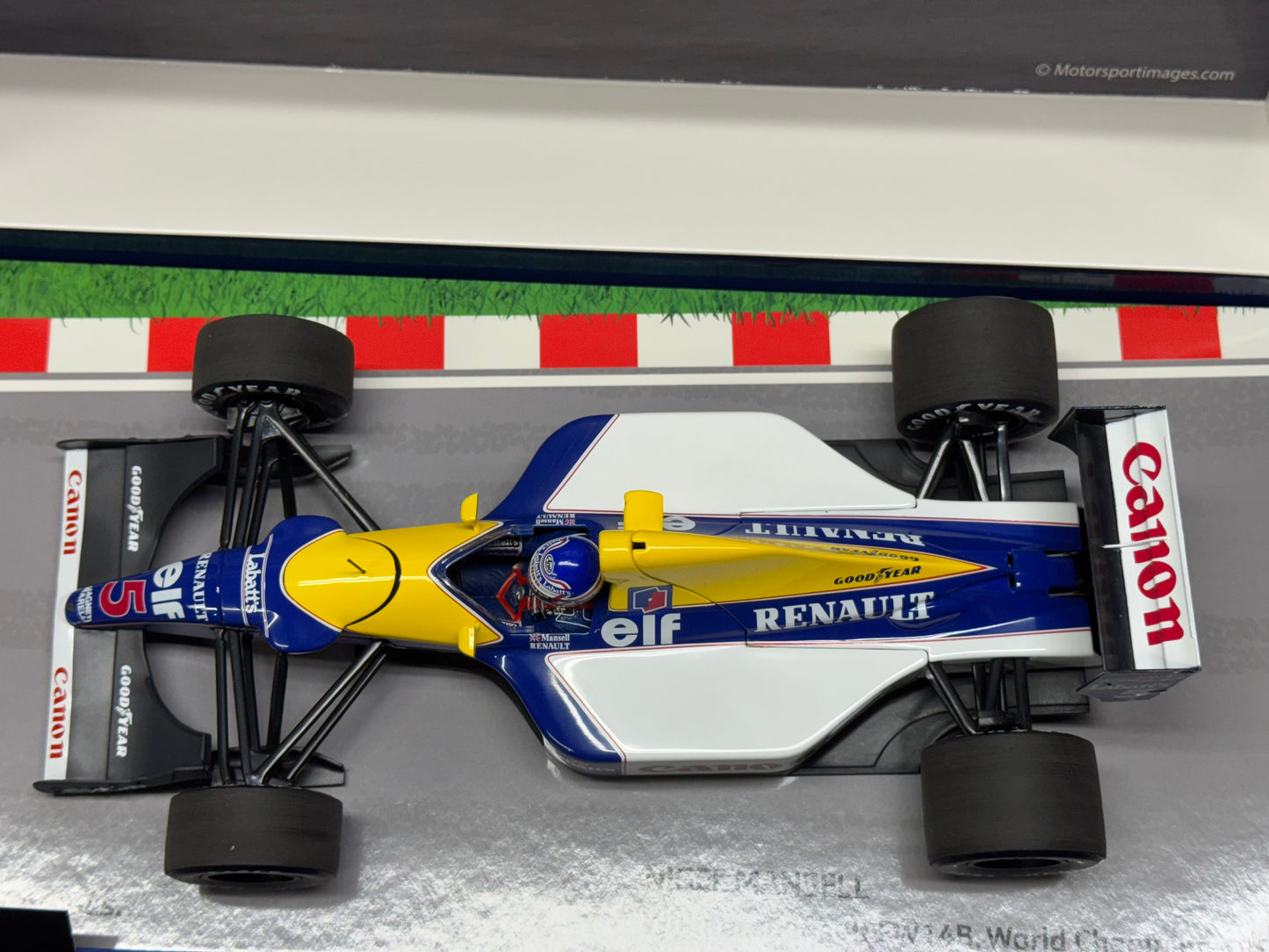 Williams Renault F1 FW14B #5 Nigel Mansell 1992 1/18 MINICHAMPS Ltd. Ed. Box Set