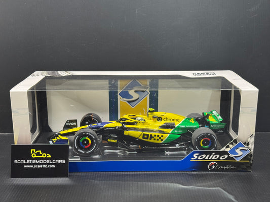 McLaren MCL38 #4 Lando Norris 2024 Monaco GP 1/18 Scale Model Car by Solido