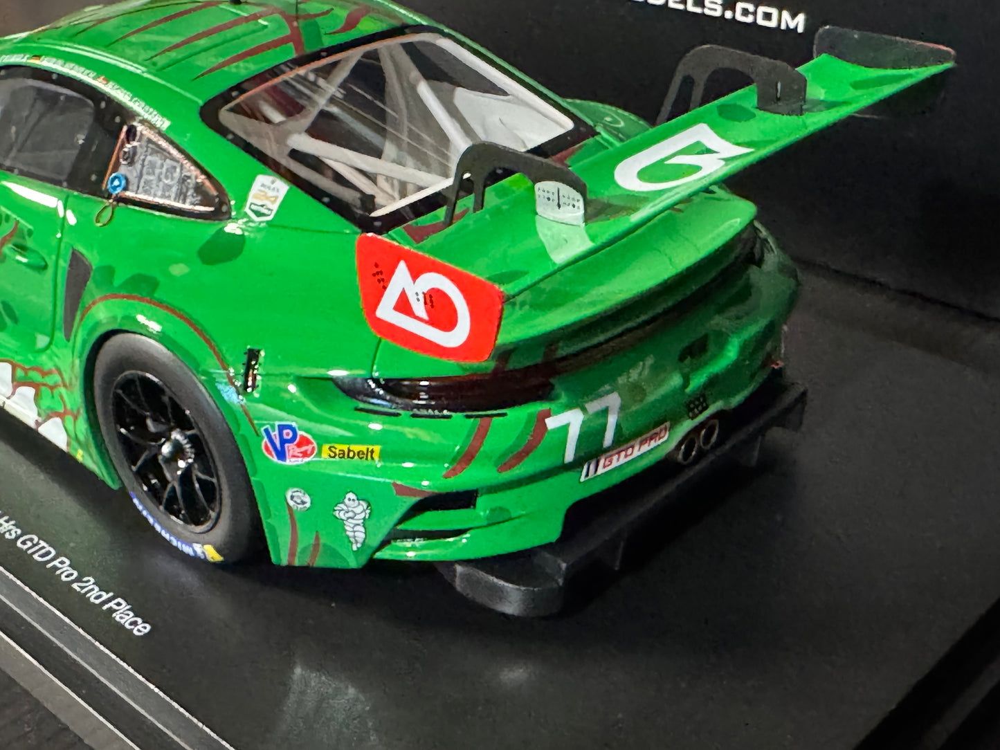 Porsche GT3 R AO Racing Rexy #77 GTD 2024 Daytona 24hr 1/18 Scale by Top Speed