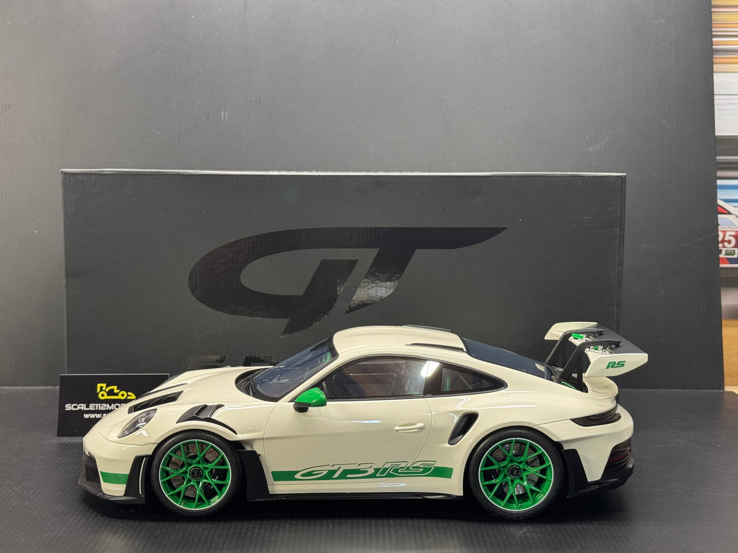 Porsche 911 992 GT3 RS Carrera RS Tribute 1/12 Scale Model Car by GT-SPIRIT