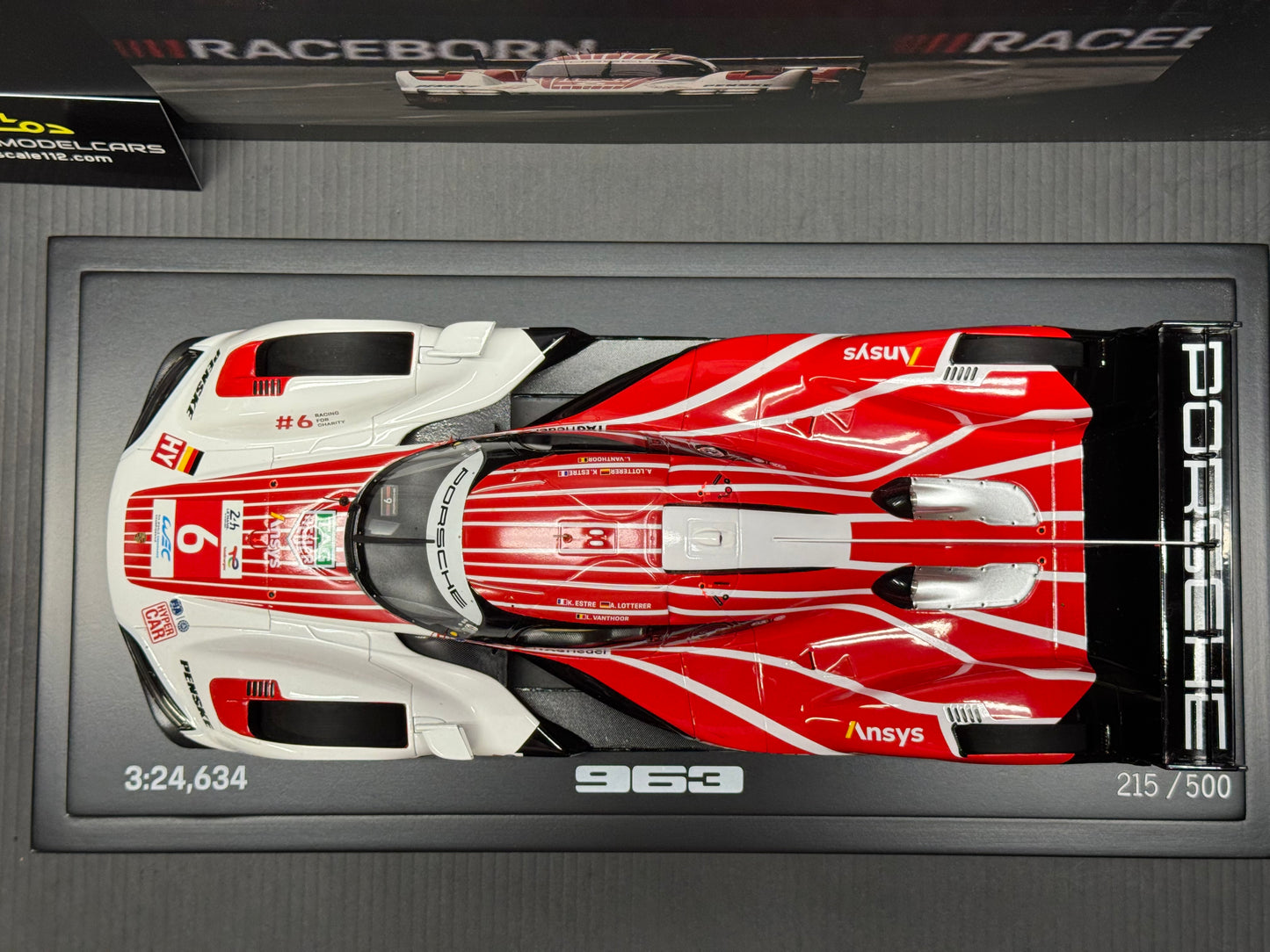 Porsche 963 LMDH #6 Porsche Penske 24hr Le Mans Pole Position Spark Dealer Edition