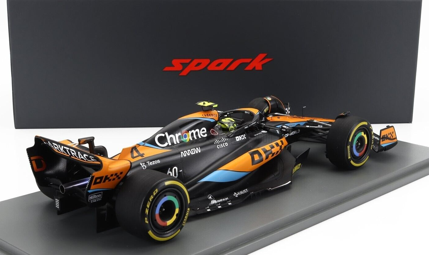 1/18 Spark McLaren MCL60 2023 GP Australian #4 Lando Norris W/ Display Case 18S889