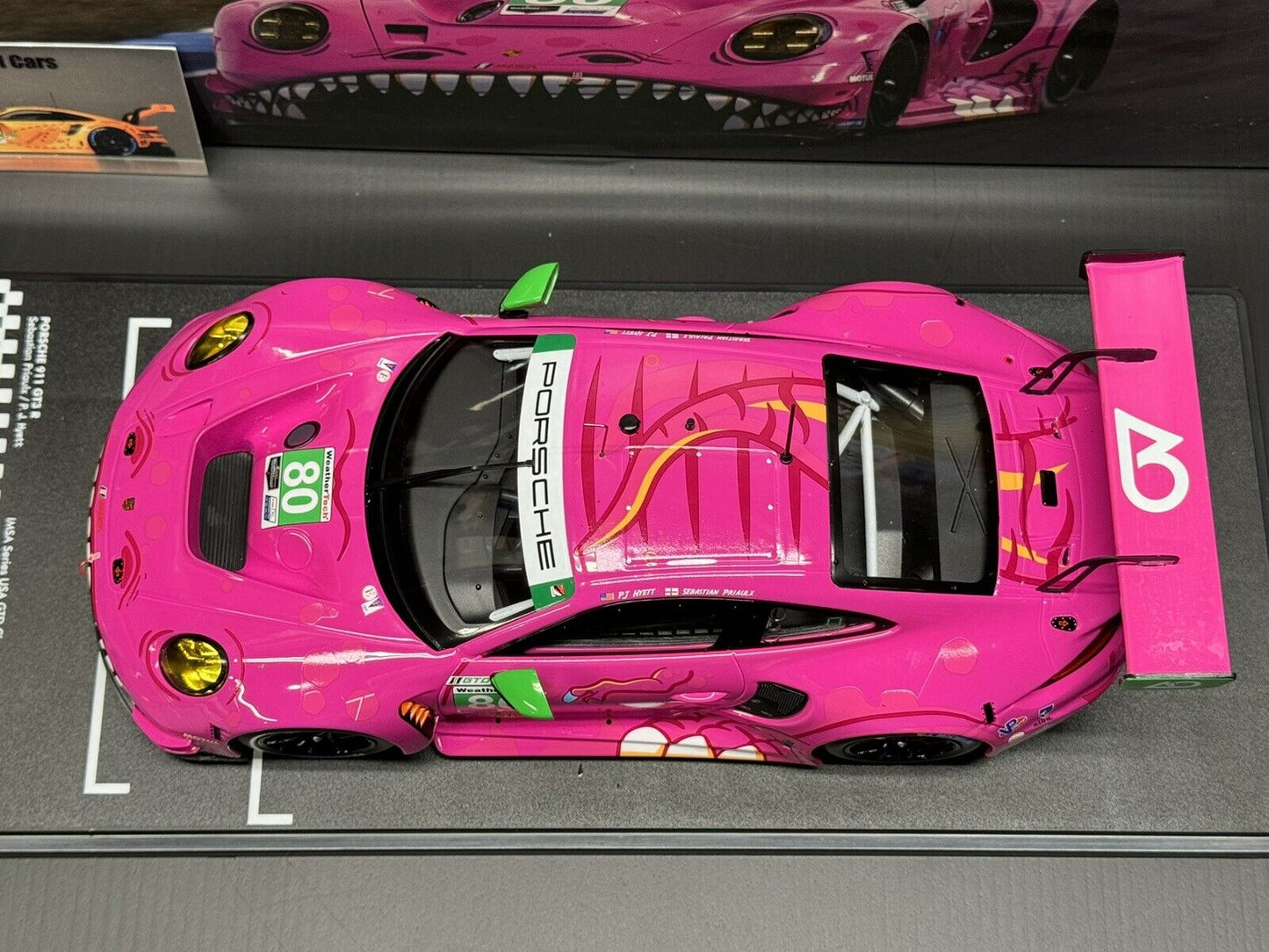 Porsche 992 GT3 R #80 VIR IMSA 2023 AO Racing "Roxy" 1/18 Scale Diecast Model by IXO