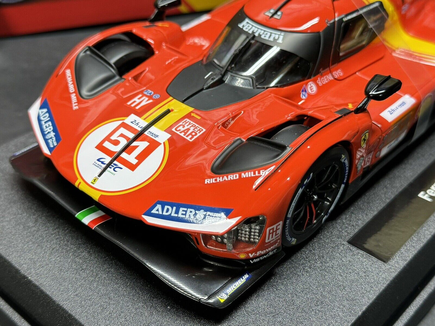 Ferrari 499P #51 Le Mans Winner 2023 1/18 Scale Diecast Model Car by Bburago
