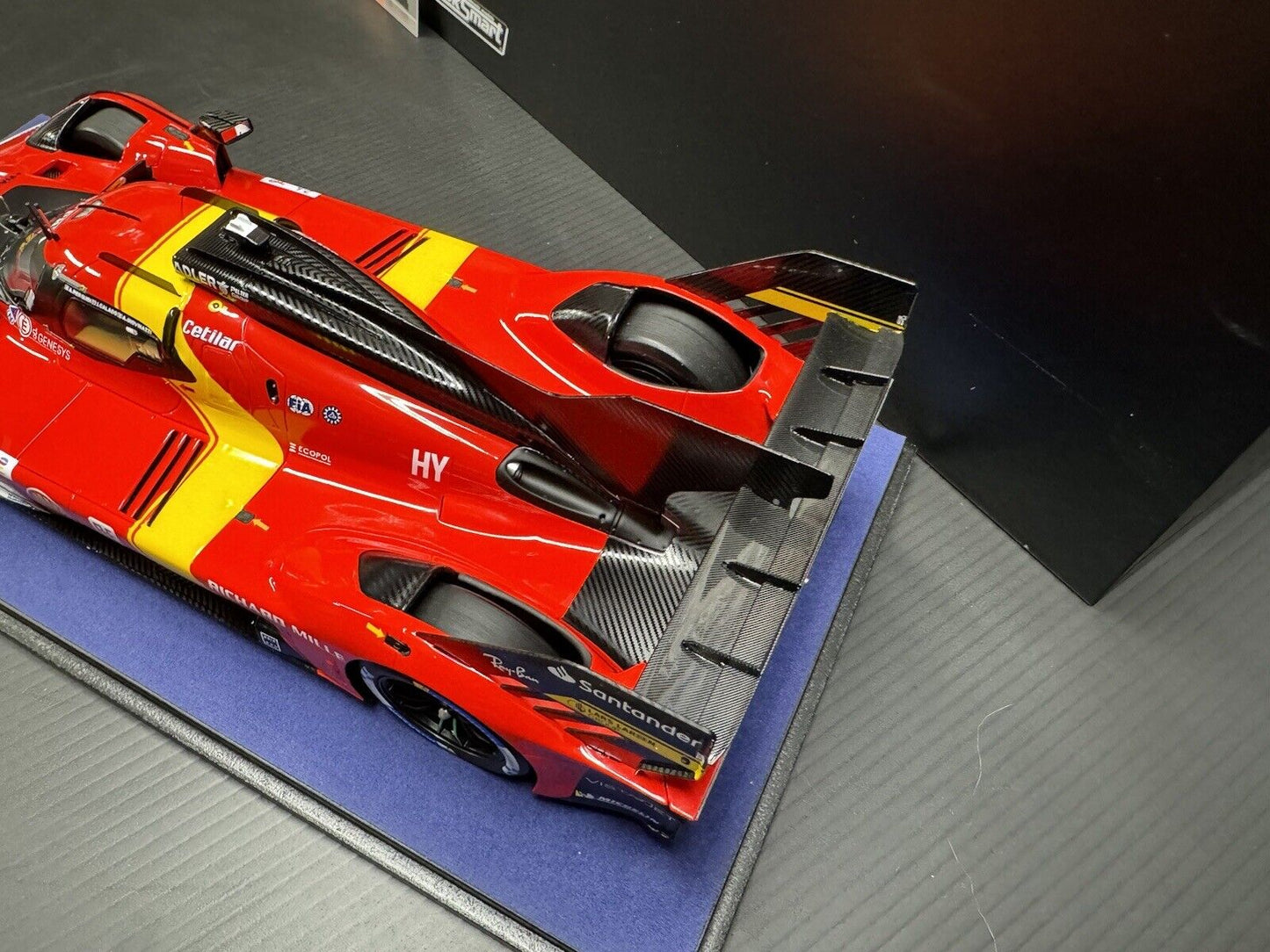 Ferrari 499P #51 Le Mans Winner 24hr 2023 1/18 Scale w/ Display Case - Looksmart