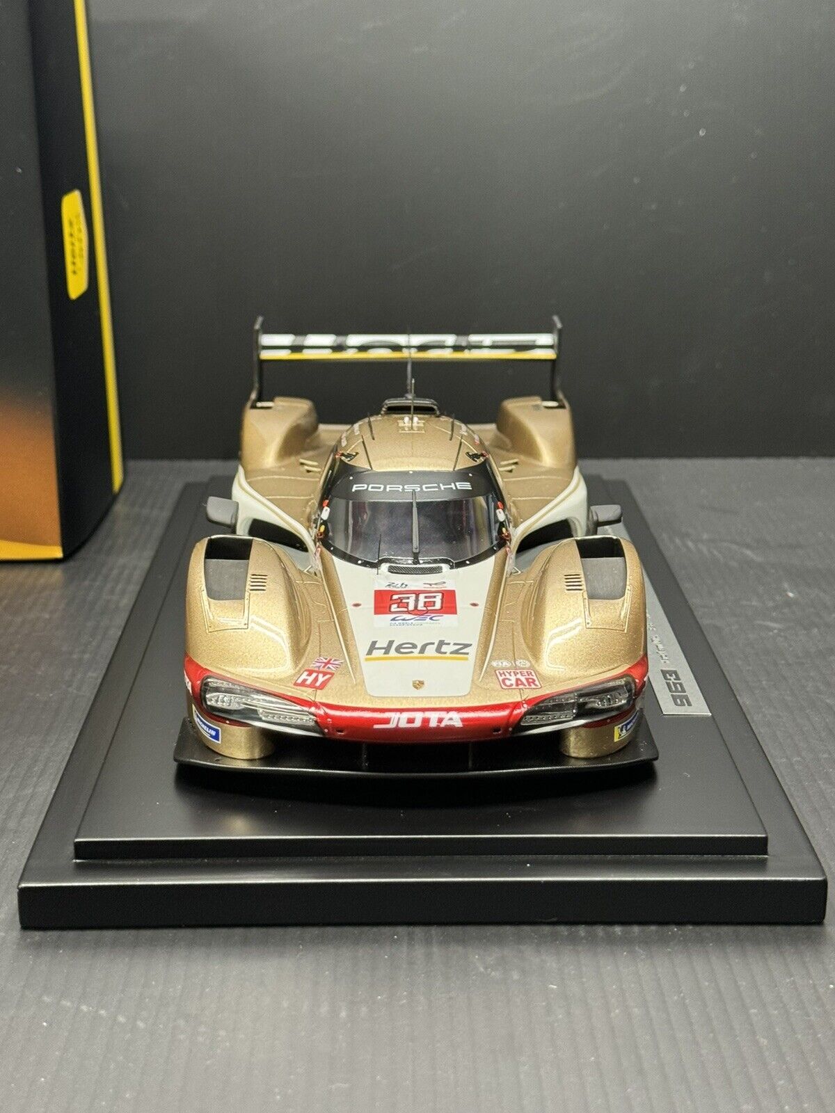 Porsche 963 LMDH #38 Porsche Team Hertz Jota 24h Le Mans 2023 Spark 1:18 Scale