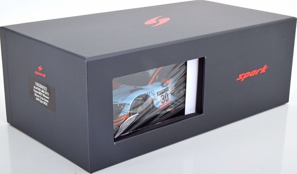 SPARK - AUDI R8 LMS GT3 - WINNER SILVER CUP CLASS SPA 2022 1/18 SCALE MODEL CAR