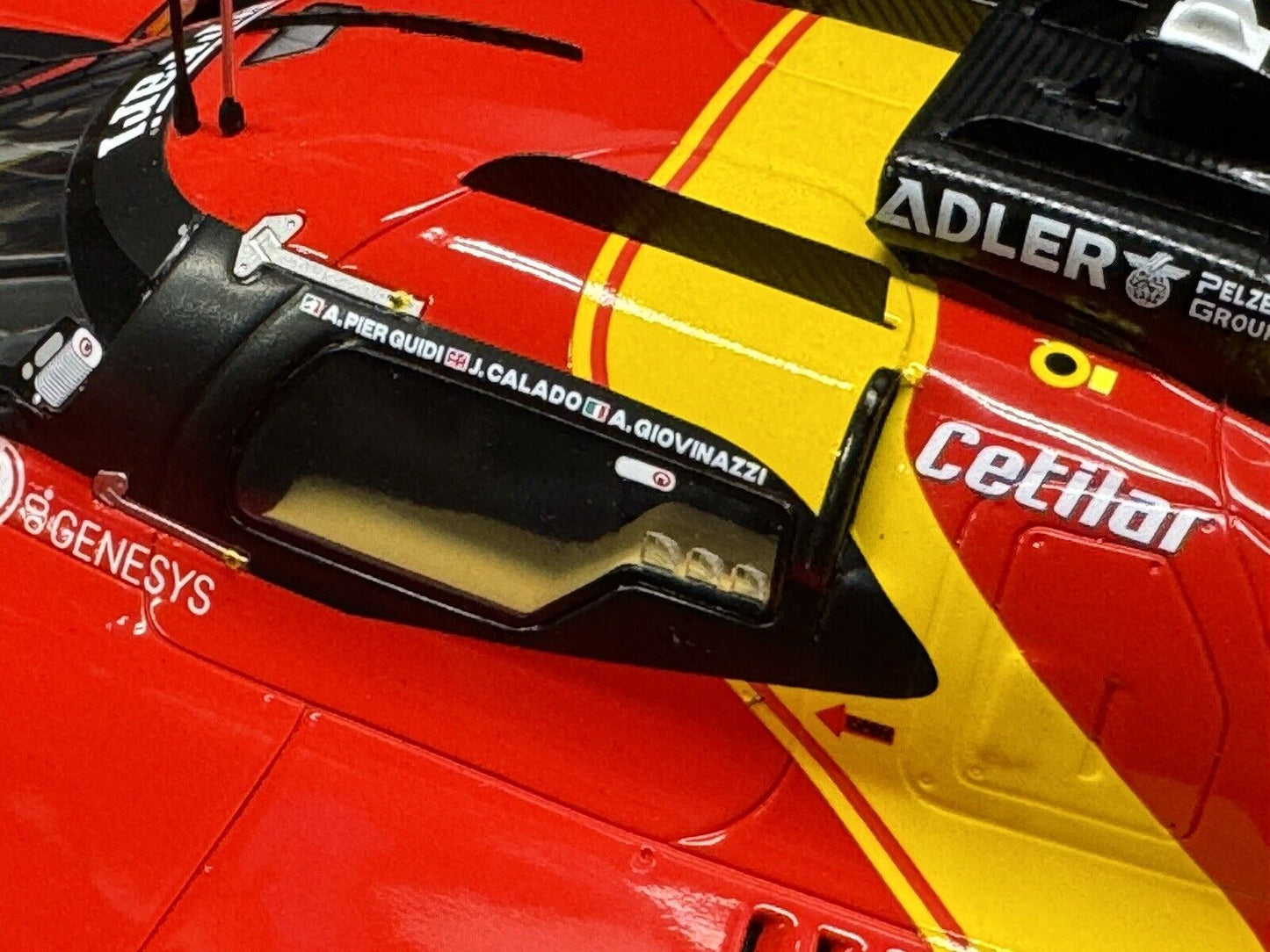 Ferrari 499P #51 Le Mans Winner 24hr 2023 1/18 Scale w/ Display Case - Looksmart