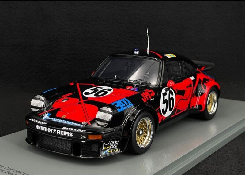1/18 Scale Spark 1977 Porsche 934 LeMans #56 Grandet Bousquet Dagoreau