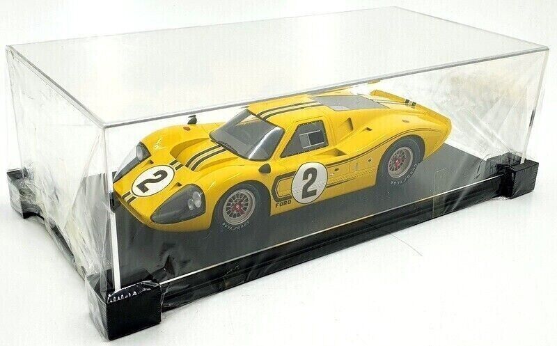FORD GT 40 MKIV LE MANS 1967 SPARK 1/18 WITH DISPLAY CASE