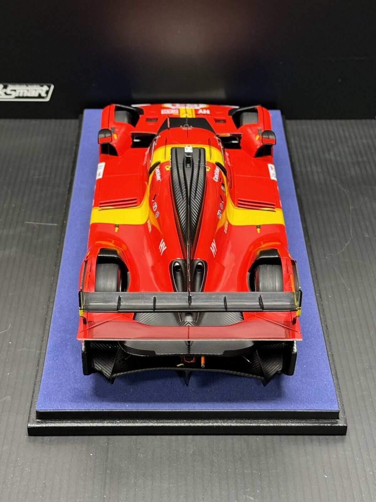 Ferrari 499P #51 Le Mans Winner 24hr 2023 1/18 Scale w/ Display Case - Looksmart