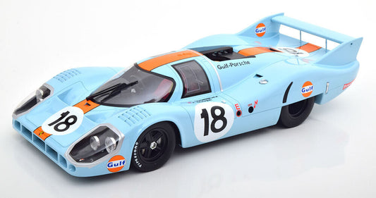 1/12 Scale Porsche 917H 1971 LeMans #18 GULF Livery Model Car by CMR