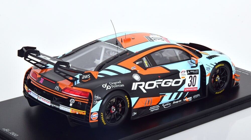 SPARK - AUDI R8 LMS GT3 - WINNER SILVER CUP CLASS SPA 2022 1/18 SCALE MODEL CAR