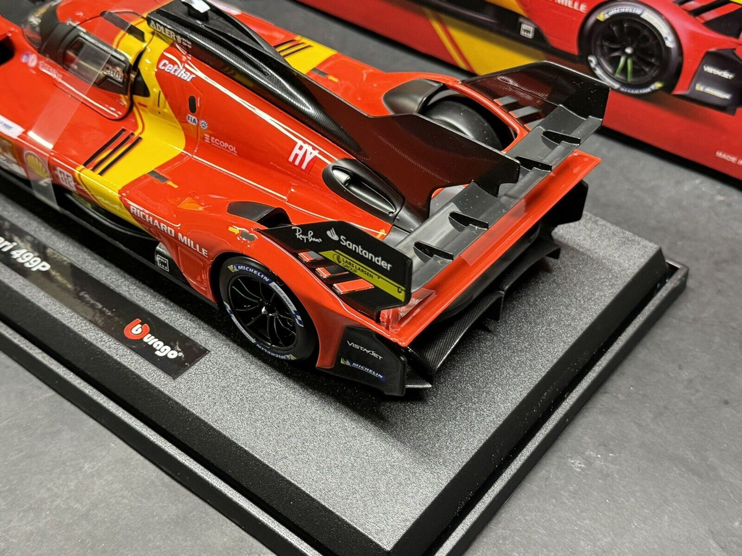 Ferrari 499P #51 Le Mans Winner 2023 1/18 Scale Diecast Model Car by Bburago