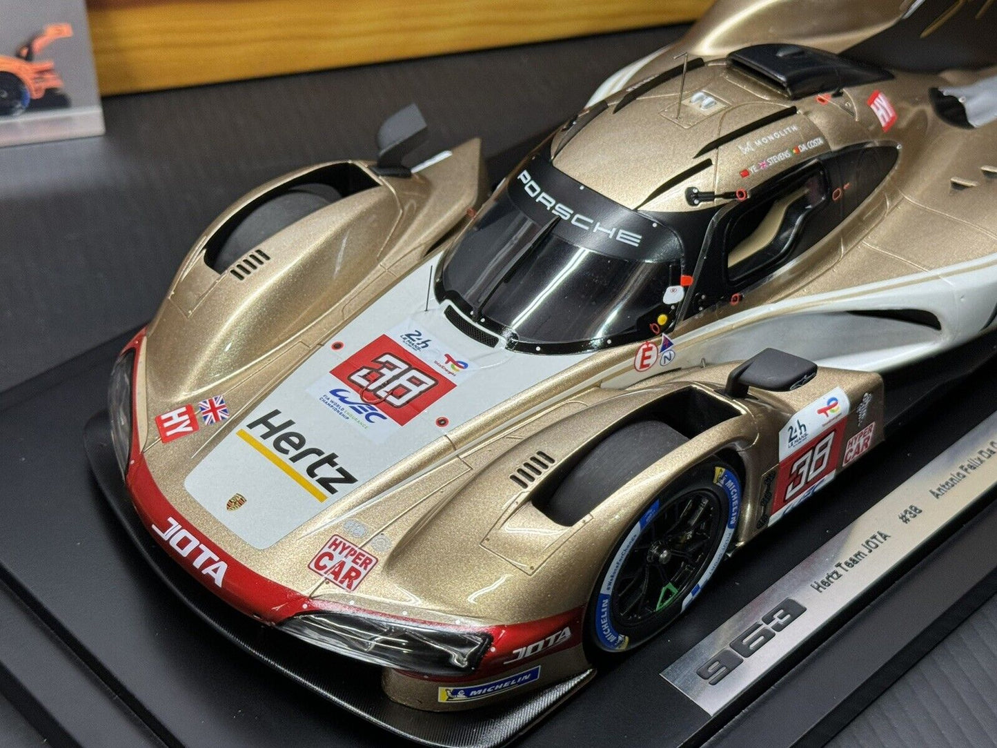 Porsche 963 LMDH #38 Porsche Team Hertz Jota 24h Le Mans 2023 Spark 1:18 Scale