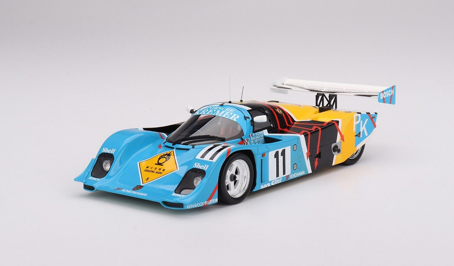 Porsche 962 CK6 #11 Porsche Kremer Racing '90 Le Mans 24 Hrs 1/18 Scale