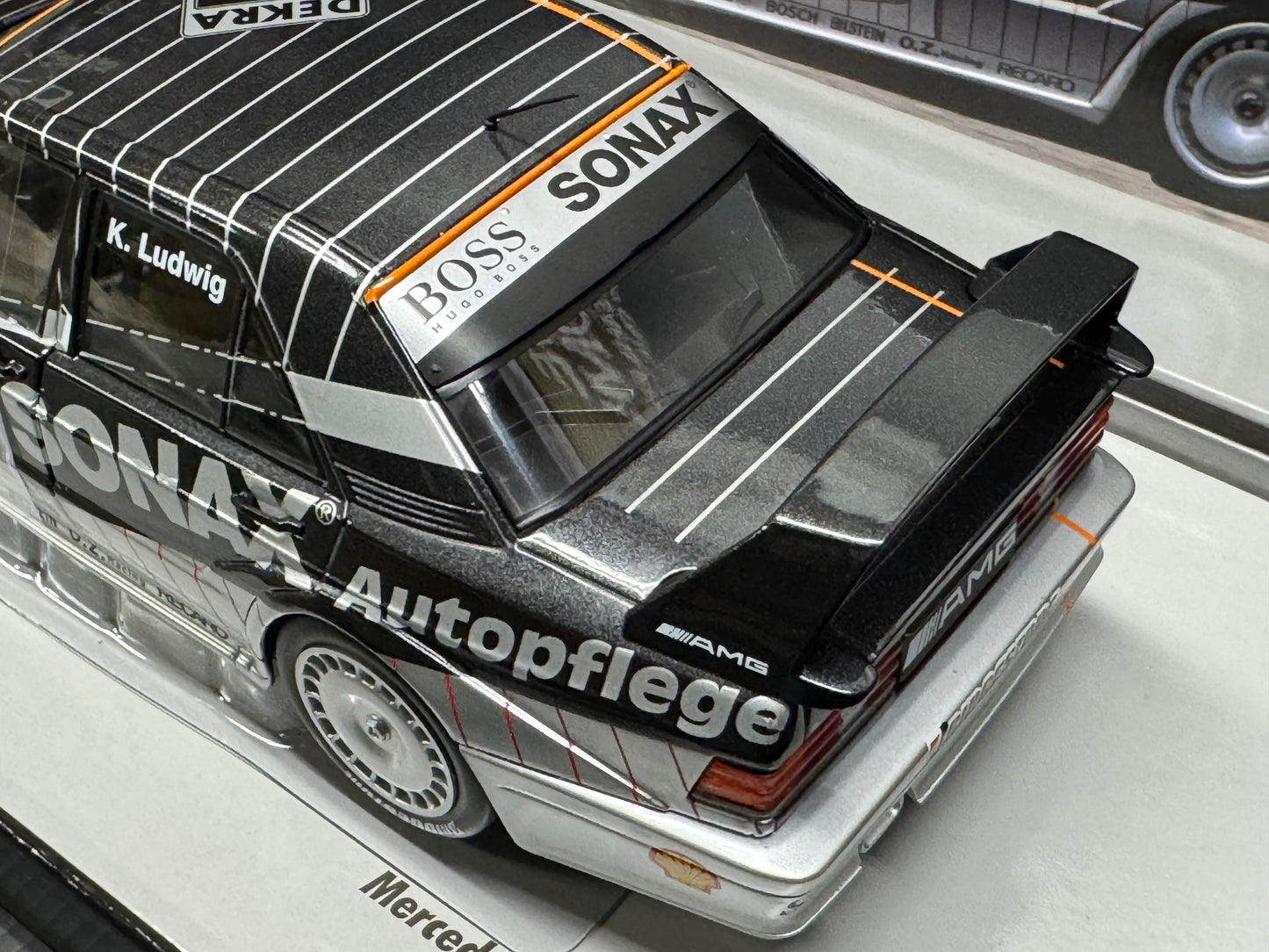 1/18 Scale Mercedes Benz 190E 2.5 16V Evo2 Team AMG 1992 DTM Champion WERK83