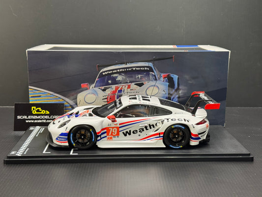 PORSCHE 911 RSR-19 #79 2ND PL GTE AM 24H LE MANS 2022 1/18 DIECAST MODEL BY IXO