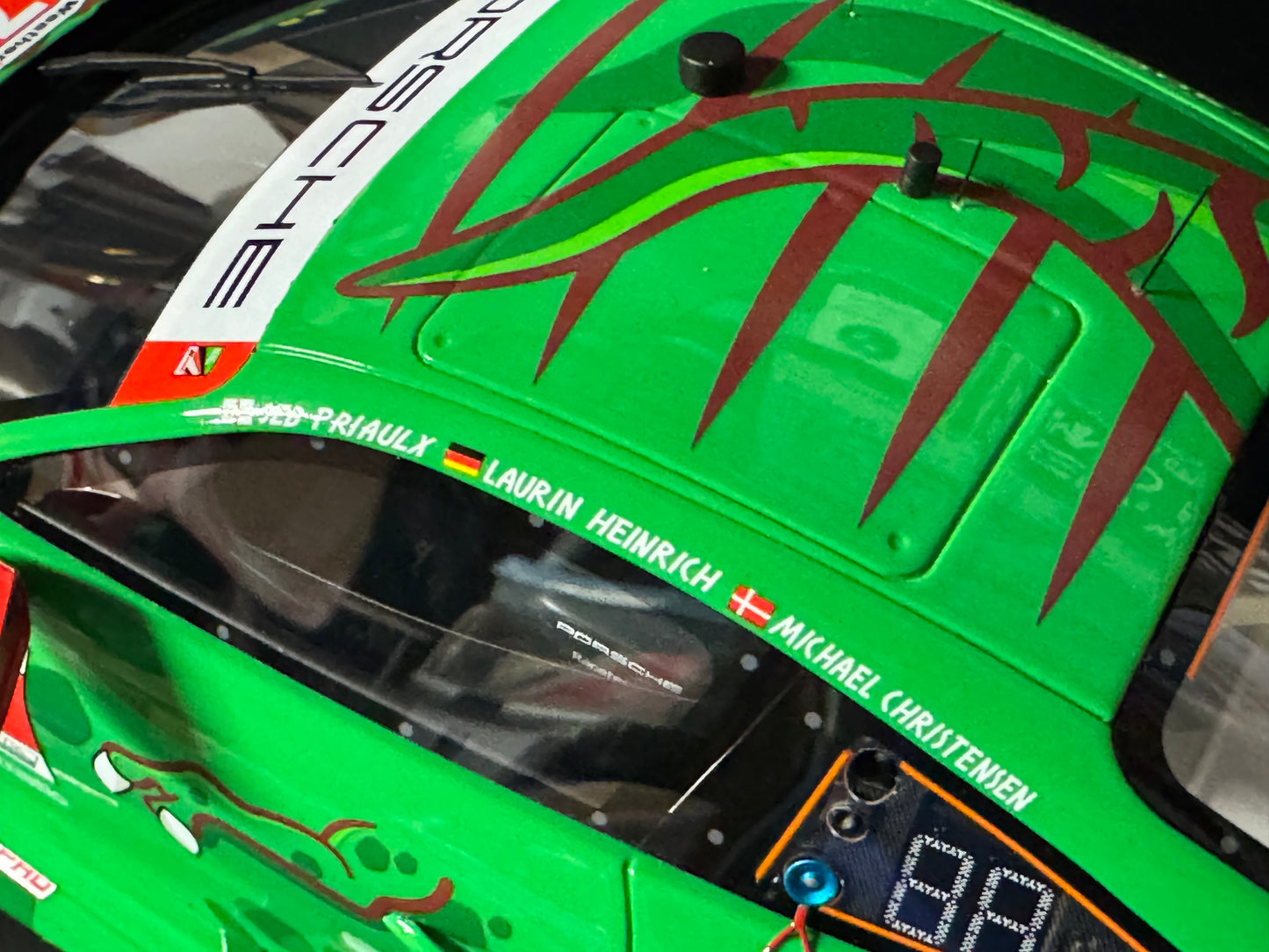 Porsche GT3 R AO Racing Rexy #77 GTD 2024 Daytona 24hr 1/18 Scale by Top Speed