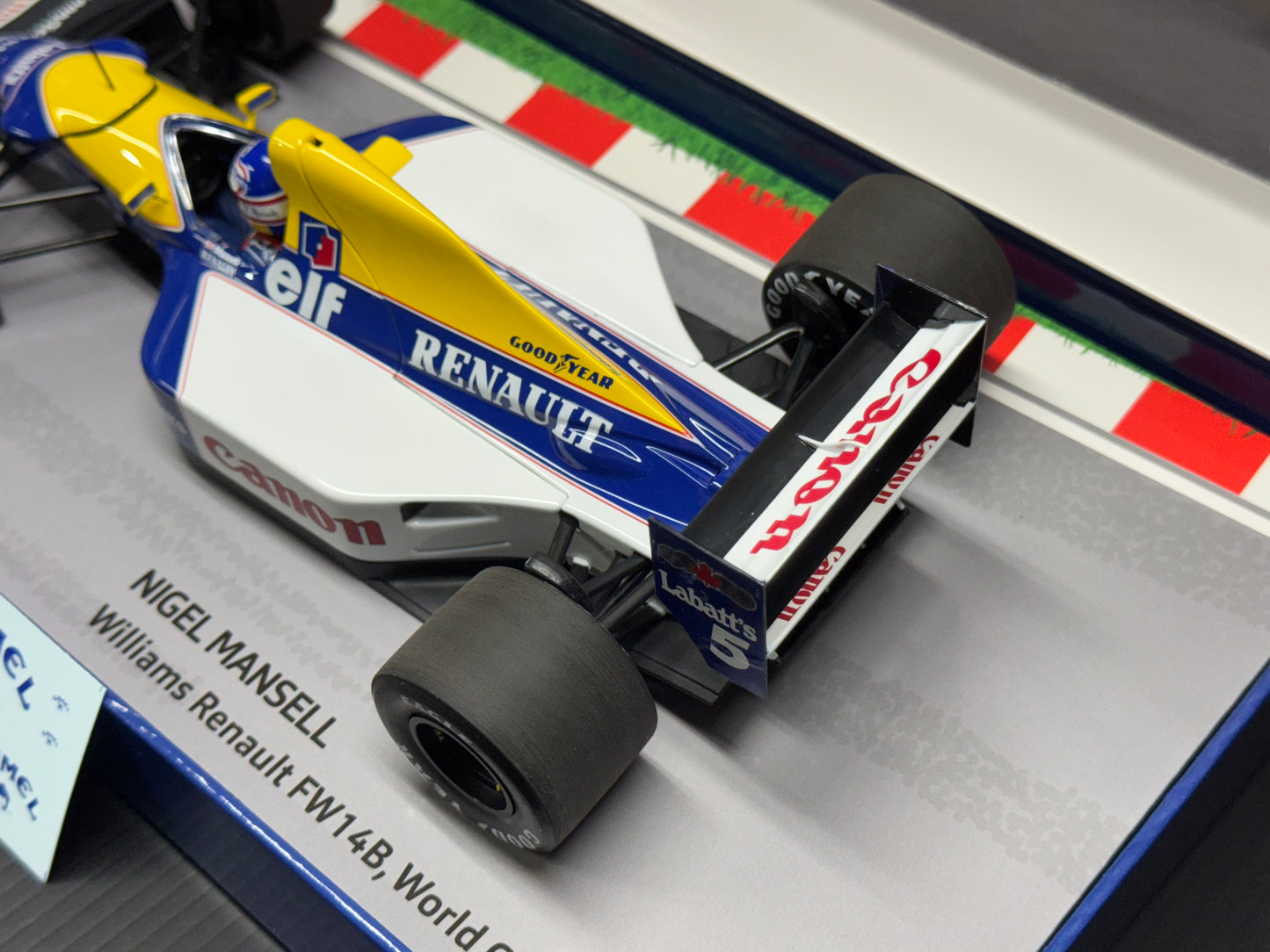 Williams Renault F1 FW14B #5 Nigel Mansell 1992 1/18 MINICHAMPS Ltd. Ed. Box Set
