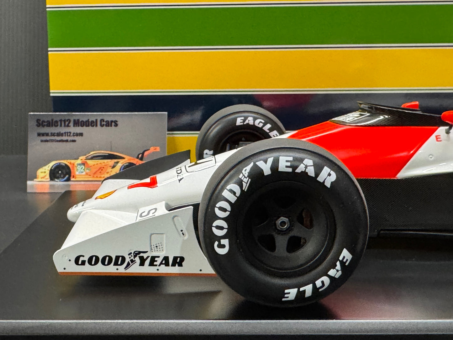 McLAREN HONDA MP4/5B AYRTON SENNA WORLD CHAMPION 1990 1/12 SCALE MINICHAMPS