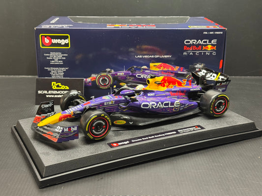 1/18 BBURAGO  RED BULL RB19 MAX VERSTAPPEN WINNER LAS VEGAS GP 2023 MODEL CAR