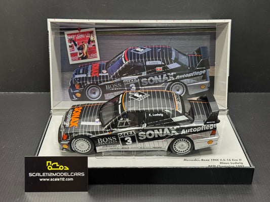 1/18 Scale Mercedes Benz 190E 2.5 16V Evo2 Team AMG 1992 DTM Champion WERK83