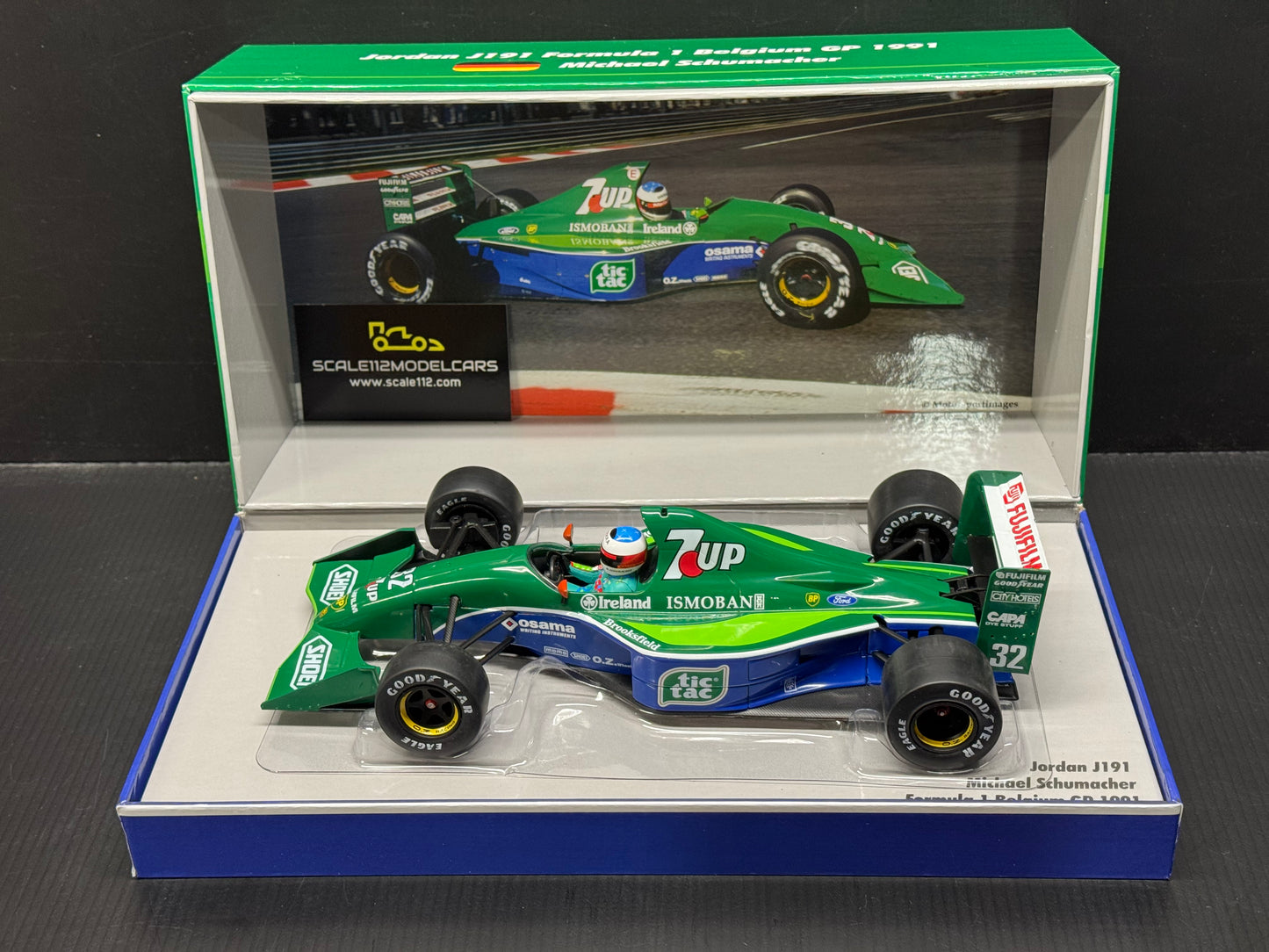 Jordan 191 Ford Michael Schumacher Formula 1 Belgium GP 1991 1/18 Scale Werk83