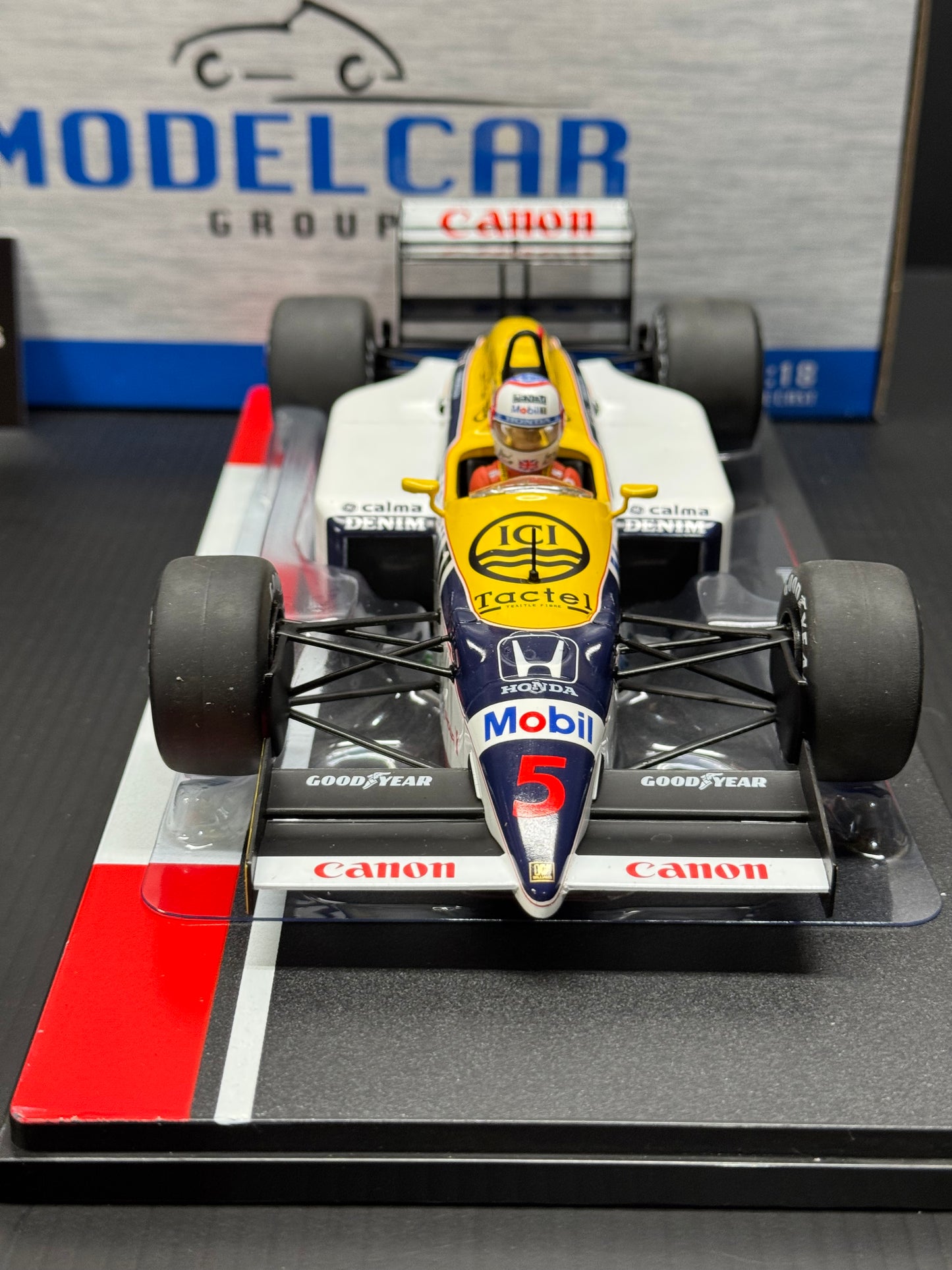 Williams F1 FW11 Honda #5 Nigel Mansell 1986 British GP  Winner 1/18 Scale MCG