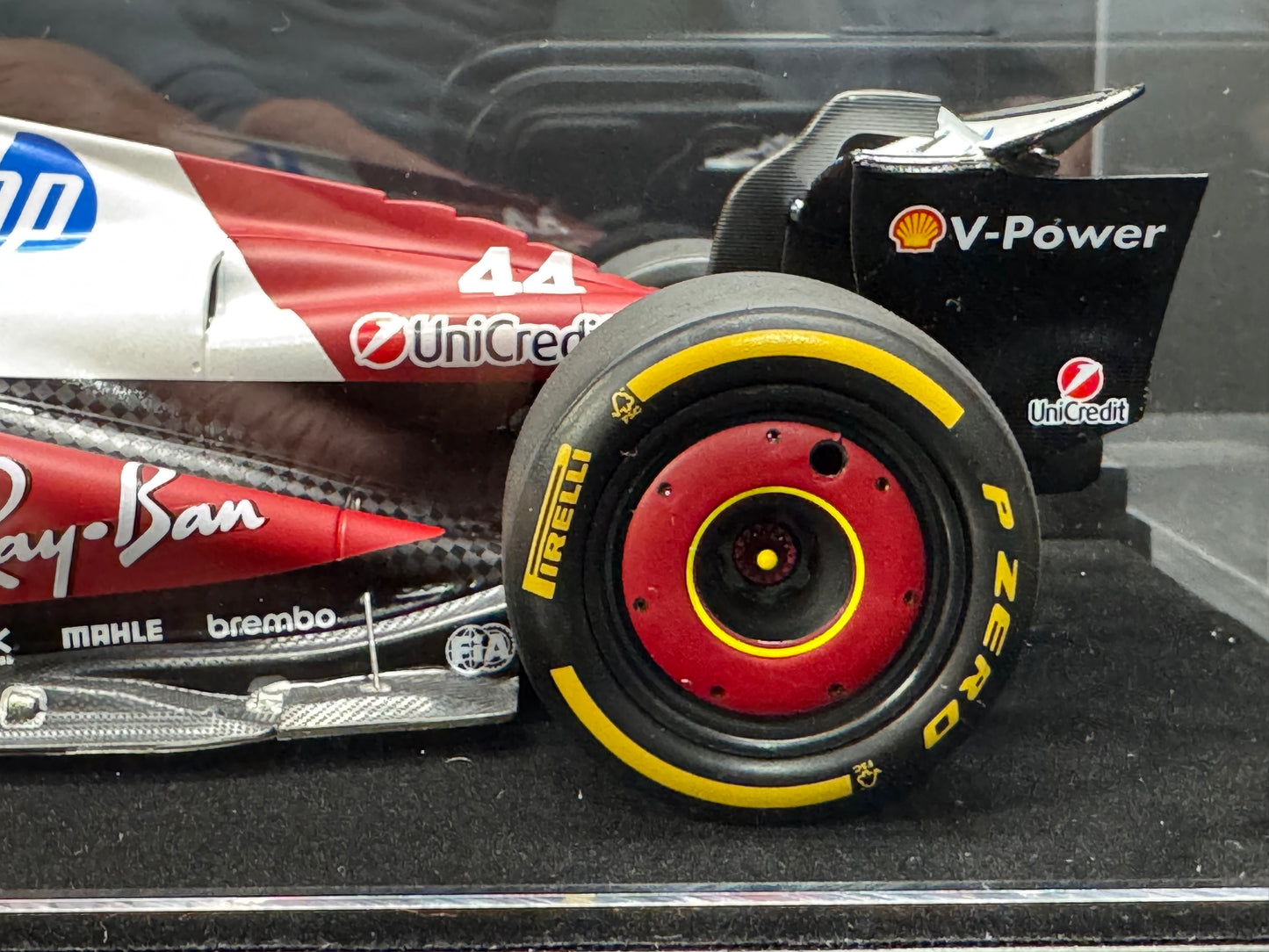 1/18 Looksmart FERRARI F1 SF-25 China GP Sprint Winner Lewis Hamilton Model Car LS18F1074