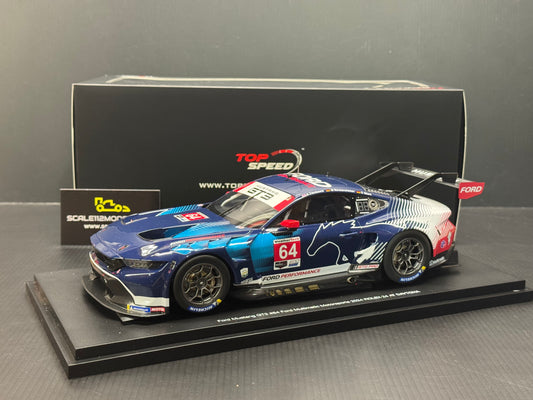 FORD MUSTANG GT3 MULTIMAC MOTORSPORT #64 IMSA 24h DAYTONA 2024 1/18 TOP SPEED