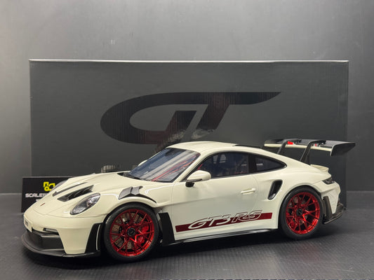 Porsche 911 992 GT3 RS Carrera RS Tribute Red 1/12 Scale Model Car by GT-SPIRIT
