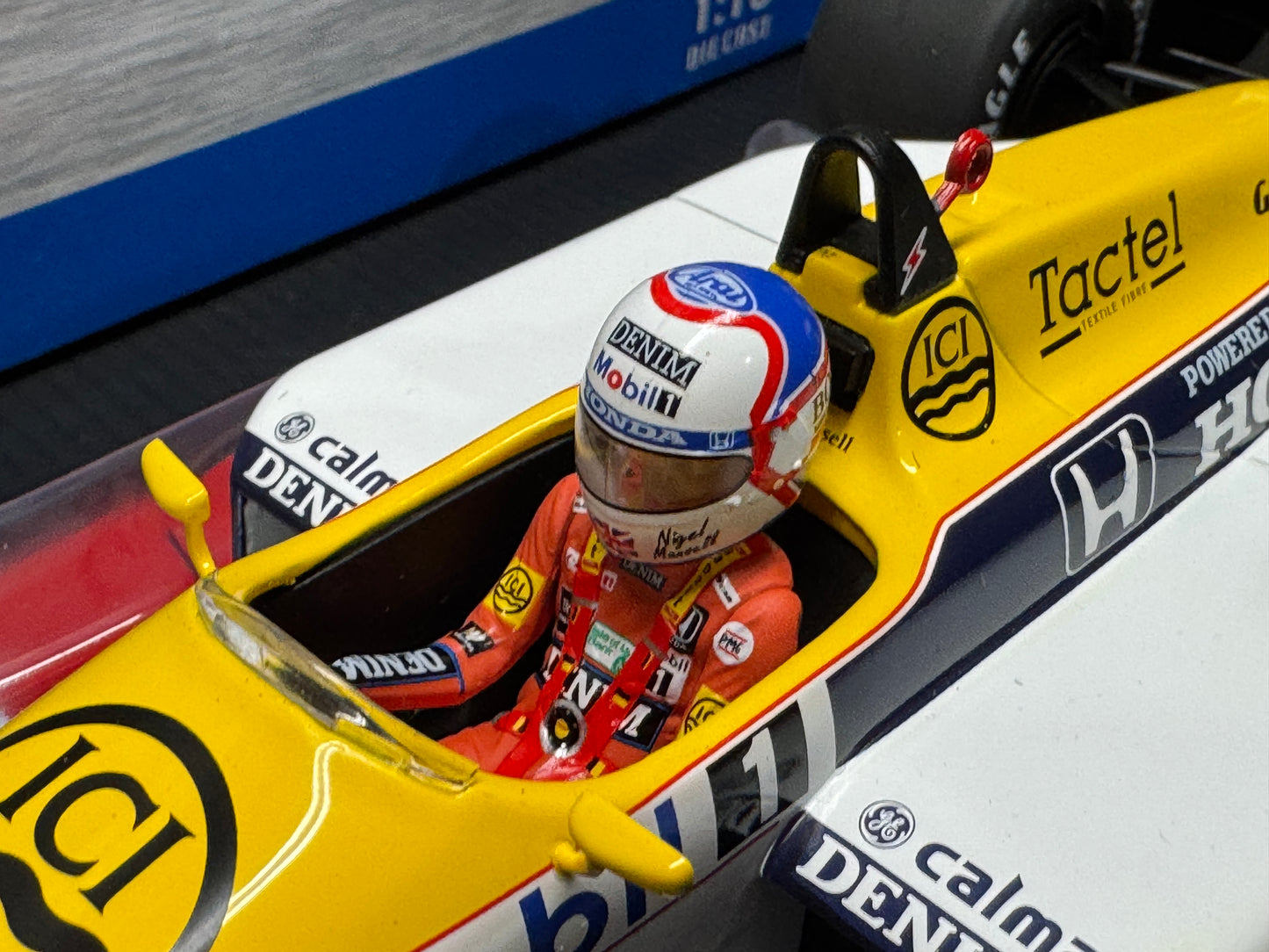 Williams F1 FW11 Honda #5 Nigel Mansell 1986 British GP  Winner 1/18 Scale MCG