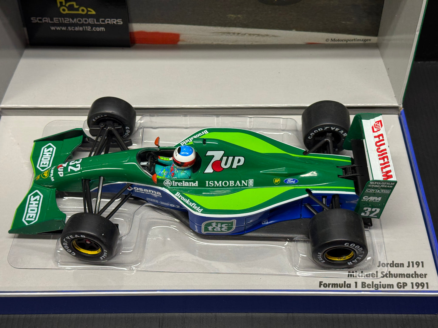 Jordan 191 Ford Michael Schumacher Formula 1 Belgium GP 1991 1/18 Scale Werk83