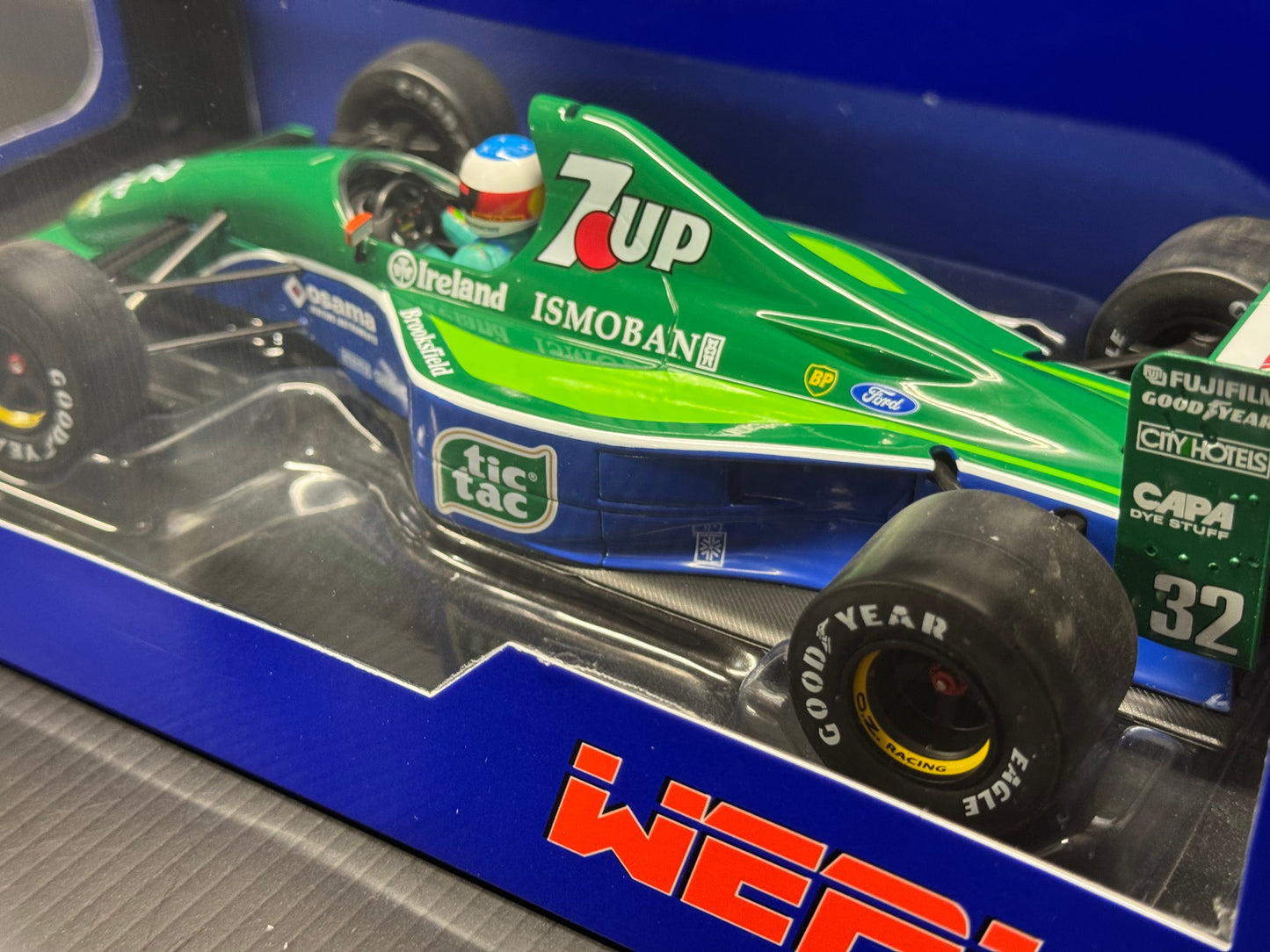 Jordan 191 Ford Michael Schumacher Formula 1 Belgium GP 1991 1/18 Scale Werk83