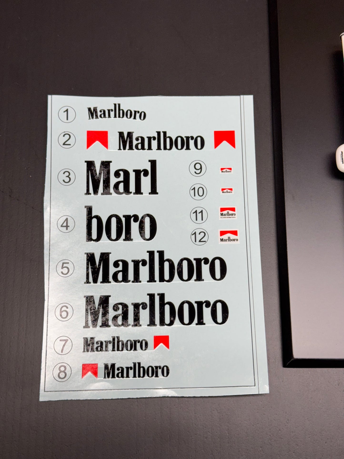 McLAREN HONDA MP4/5B AYRTON SENNA WORLD CHAMPION 1990 1/12 SCALE MINICHAMPS