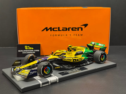 McLaren MCL38 #4 Lando Norris 2024 Monaco GP  1/18 Scale Model Car by Minichamps