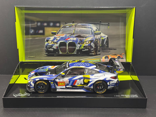 BMW M4 GT3 WRT - 24h LE MANS 2024 V. ROSSI - MINICHAMPS 1/18 - LTD. BOX SET