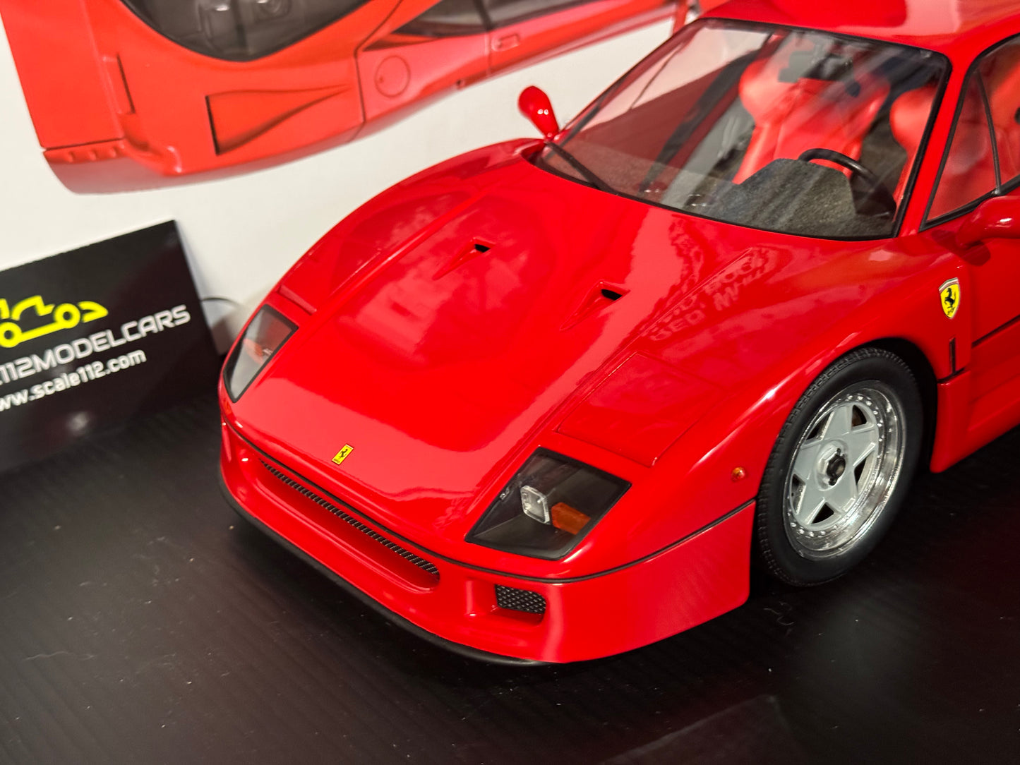 Ferrari F40 1987 1/12 Scale Diecast Model Car in Rosso Corsa by Norev 127902