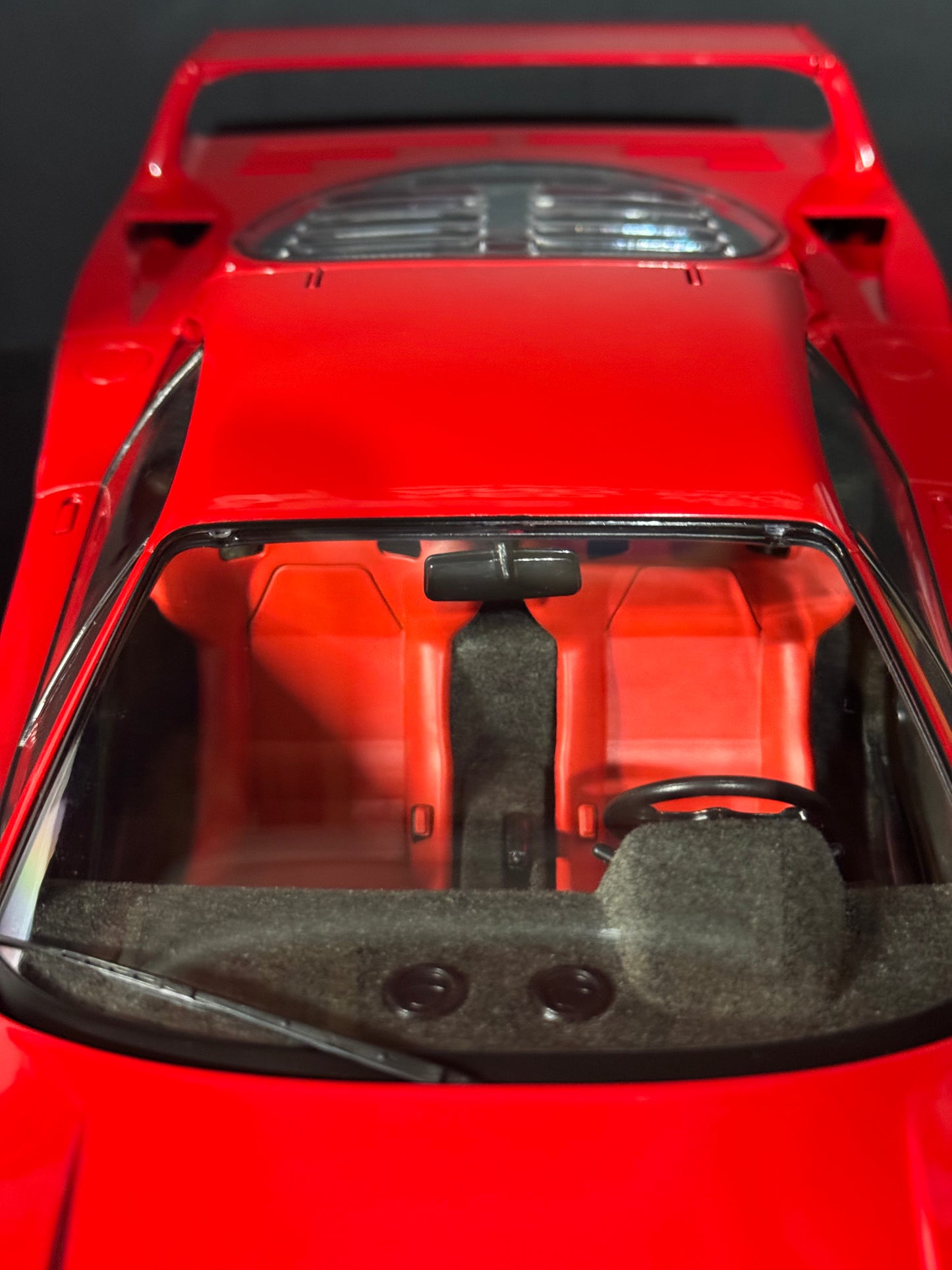 Ferrari F40 1987 1/12 Scale Diecast Model Car in Rosso Corsa by Norev 127902