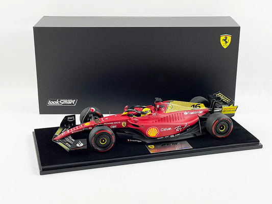 Ferrari F1-75 Charles Leclerc Italian GP 2nd 2022 1/18 Scale Model by Looksmart