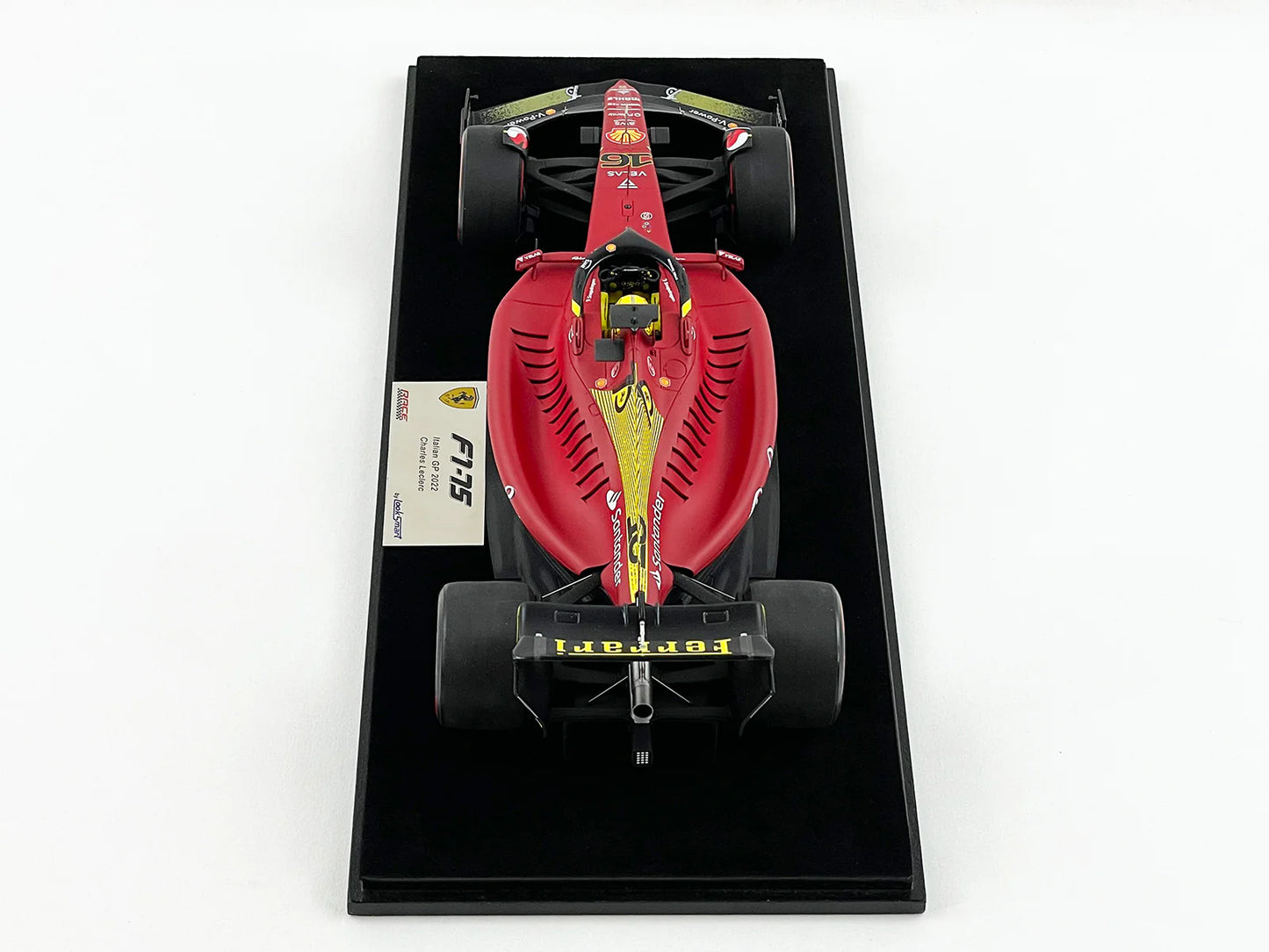 Ferrari F1-75 Charles Leclerc Italian GP 2nd 2022 1/18 Scale Model by Looksmart