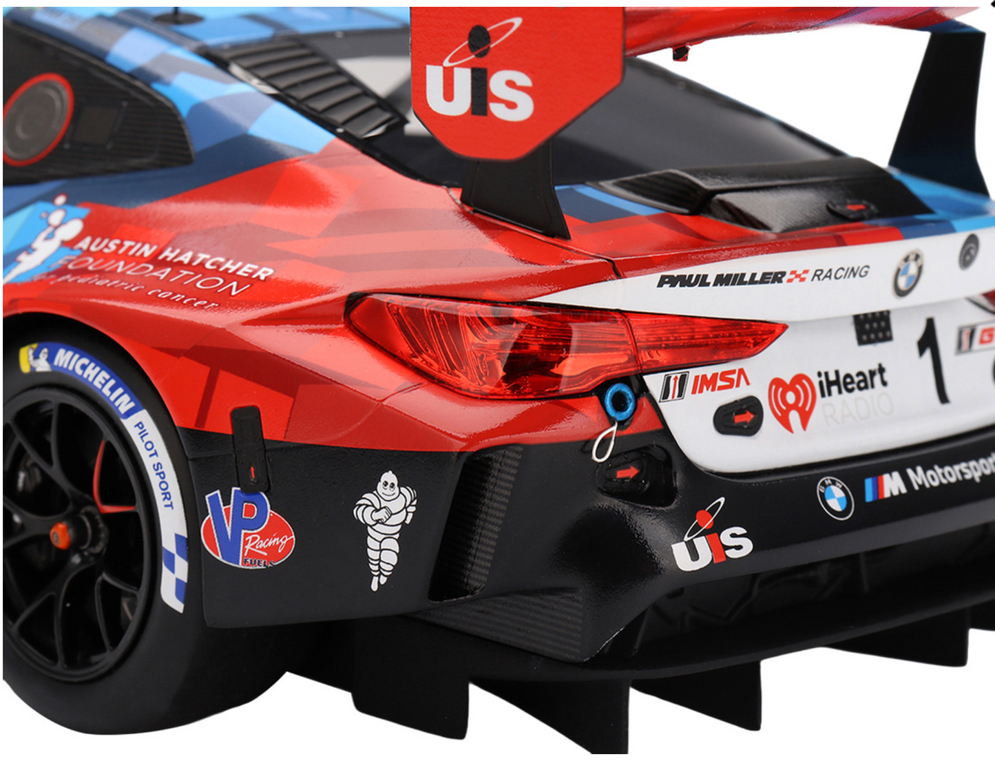 1/18 SCALE BMW M4 GT3 EVO PRESENTATION IMSA MODEL CAR BY TOP SPEED